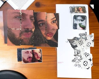 Personalized Couple Portrait Jigsaw - Custom photo puzzle - Picture Gift Idea, Puzzle Gifts, Memorabilia Gift - Engagement, Anniversary