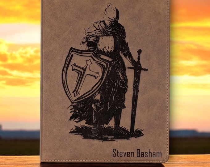 Armor of God KJV Bible | Custom Laser Engraved Personalized King James Version Gift | Wide Margins for Journaling | Christian Keepsake