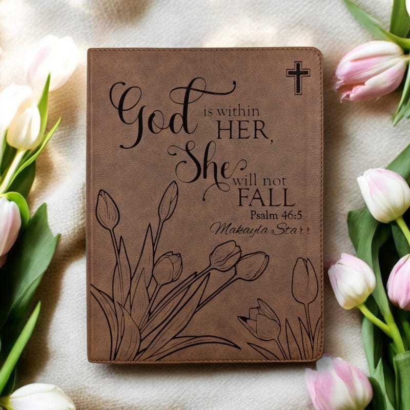 Blue Bible With Flowers Blue Tulip - Etsy
