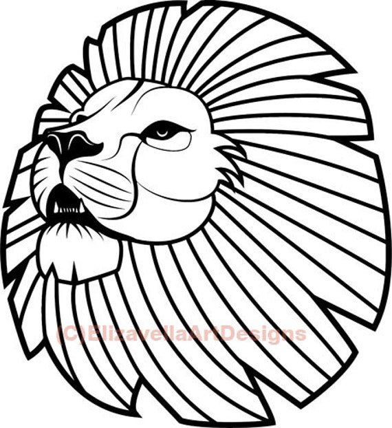 lions head Face png clipart printable art instant download, lion svg, digital print, jungle safari animals, logos, icons t shirt designs