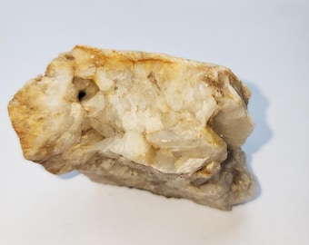 6oz raw white Quartz crystal Rock nugget, stone, gemstone, quartzite, minerals,  aquarium, terrarium