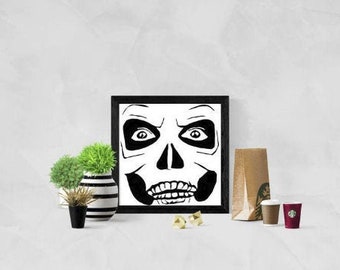 day of the dead, skull svg face, skull png, clipart, jpg, printable wall art, template, instant download, horror svg, transfer images