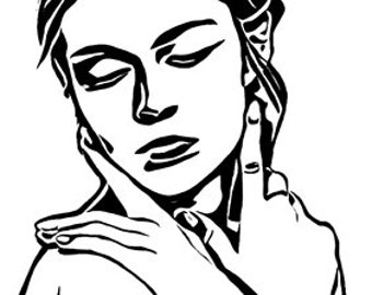 nude woman body printable art clipart png jpg svg vector digital download image graphics downloadable file coloring page