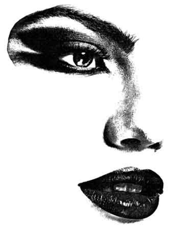 Media cara de mujer ojos pestañas largas labios de lápiz - Etsy México Media cara de mujer ojos pestañas largas labios de lápiz - Etsy México