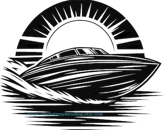 jet boat logo png clipart sailing nautical jpg clipart digital instant download wall art printables