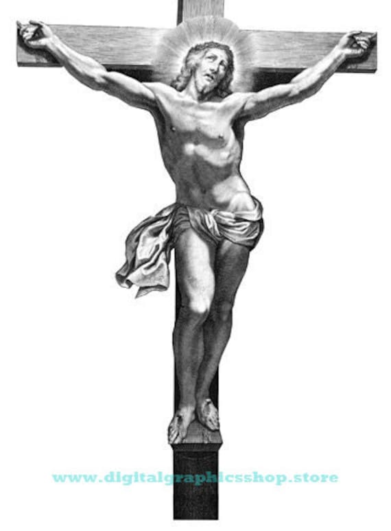 jesus christ on the cross clipart