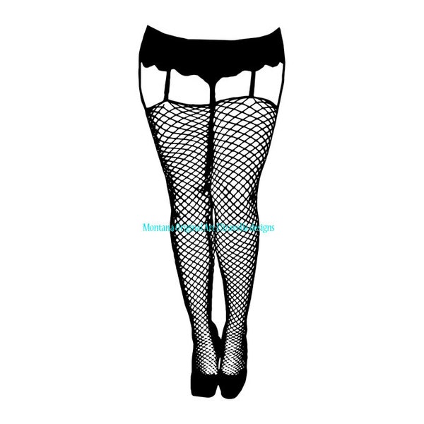 plus size womans legs fishnet stockings high heels clipart printable art jpg png svg vector fashion download digital image graphics