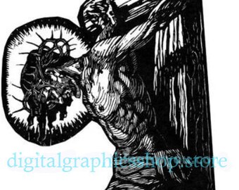 Jesus christ crucifixion png jpg printable art religious christian intant download clipart digital image graphics downloadable