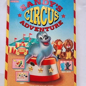 Vintage Philips CDI Video Game cd Sandys Circus Adventure kids interactive games
