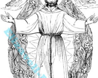 Jesus christ, baby angels, religious art coloring page, christian printables, line art, digital prints, instant download,