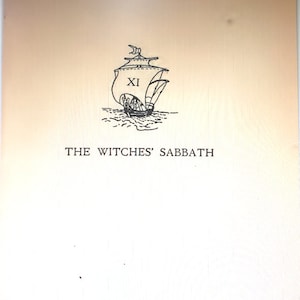 vintage antique 1917 A witches Sabbath Book of Poems printable pdf instant digital download book