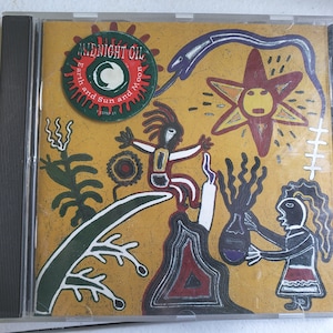 Midnight oil rock music CD Earth and Sun and Moon vintage 1993 90s classic rock