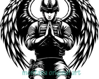 angel man american soldier praying png, jpg patriotic art logo military vet clipart America Proud Logo jpg Clipart