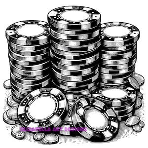 stacked poker chips png clipart casino clipart png printable art digital instant download gambling clipart graphics