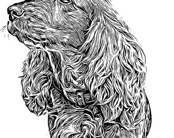 small collie dog printable, png jpg clipart, digital instant download, animals, pet portraits, transfer images