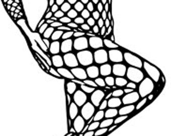 plus size sexy babe model, black fishnet body stocking, clipart printable art ,png big girl svg ,instant download ,digital transfer image