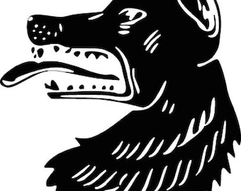 big bad wolf head png jpg clipart printable art digital download animals wolves digital clip art stamp downloadable graphics images