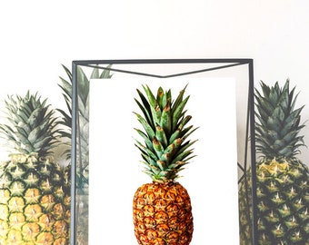pineapple fruit, Watercolor printable art, png clipart, instant download, digital print, plant images print out