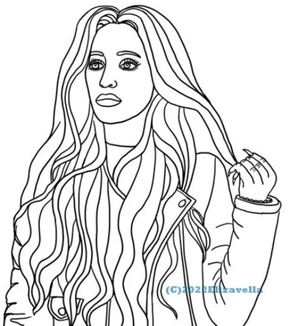 Woman leather jacket, fashion clipart, adult coloring page, printable wall art, minimal line art, digital print, instant download