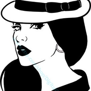 Chola, mexican woman, face png, svg vector, printable wall art, pinup girl svg, instant download, clipart, digital print, t shirt designs