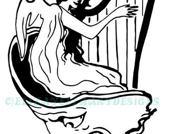 Angel with Harp printable wall art, masquerade mask, minimal art, clipart png jpg, svg, silhouette, instant download, digital prints