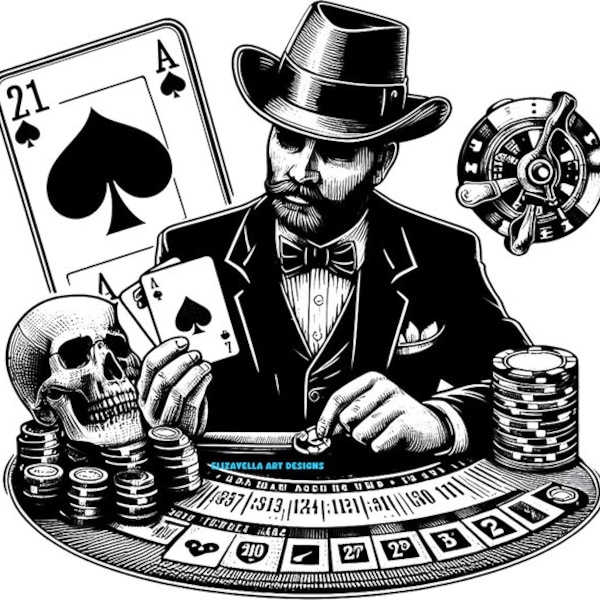 black jack casino dealer png clipart casino clipart png printable art digital instant download gambling clipart graphics