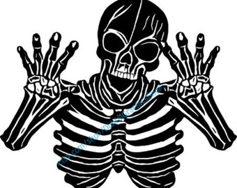 spooky Skeleton, halloween svg, Skull printable art ,clipart png jpg ,vector images ,digital graphics, instant download