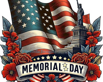 Memorial Day Clipart png, Patriotic USA flag png, patriotic art logo military vet clipart America Proud Logo jpg Clipart