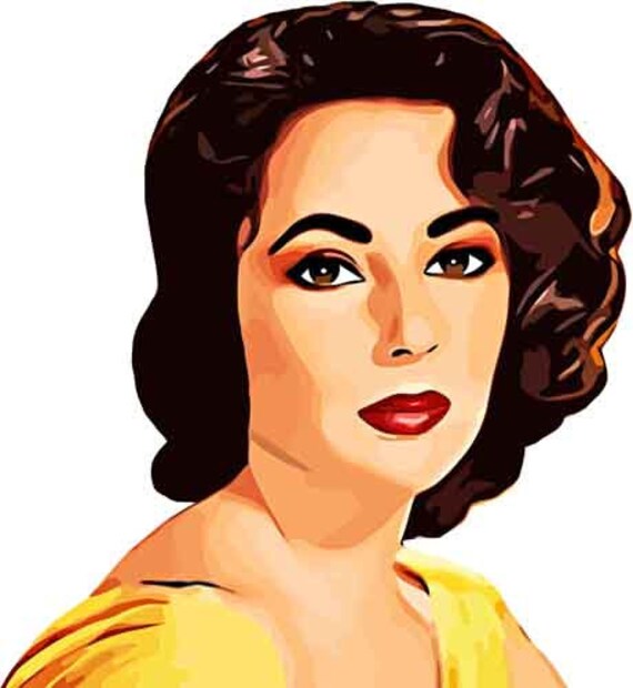 brunette cartoon pinup girl yellow dress printable art clipart png fashion digital image 1950s woman graphics instant downloads die cuts