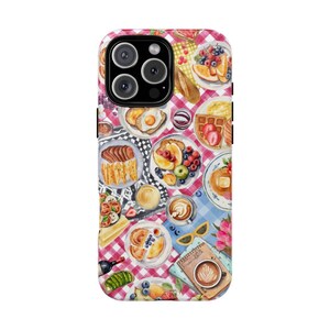 Breakfast Picnic Phone Case, Durable Polycarbonate Shell