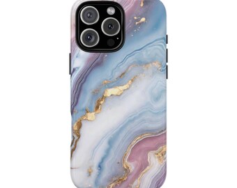 Candy Marble Tough Phone Case, Iridescent Colors
