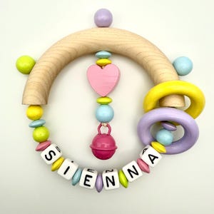 Personalized Wooden Rattles