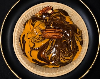 Salted Caramel Chocolate & Dark Chocolate Pecan Cluster Bundles | Gourmet Gooey Candy Treats