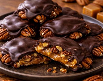 Racimos gigantes de nueces y chocolate