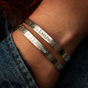 Pulseras del zodiaco con la carta natal