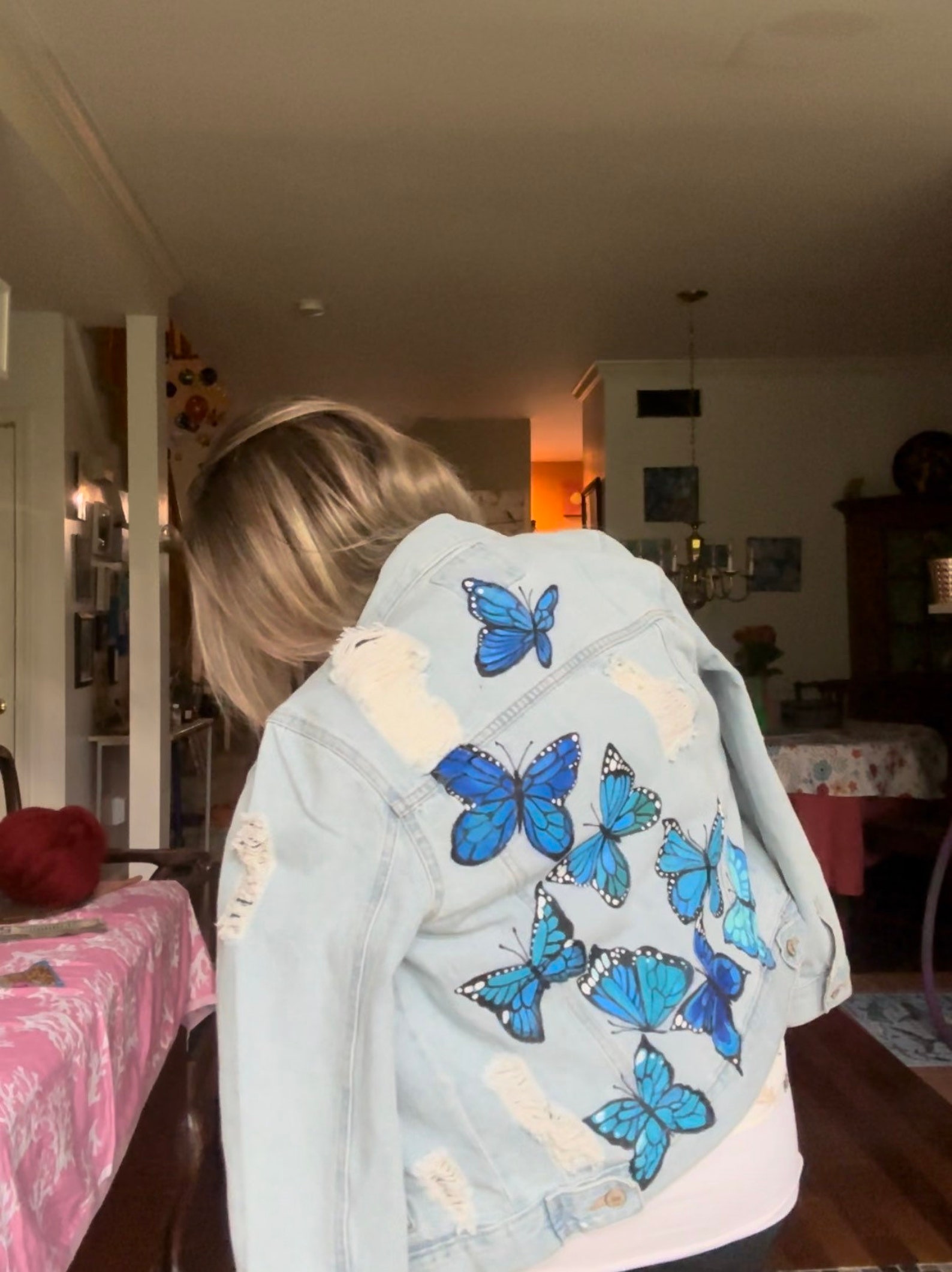 Butterfly Whisper Denim Set-Up