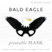 Hawk Mask Printable Coloring Activity Mask Halloween Party - Etsy