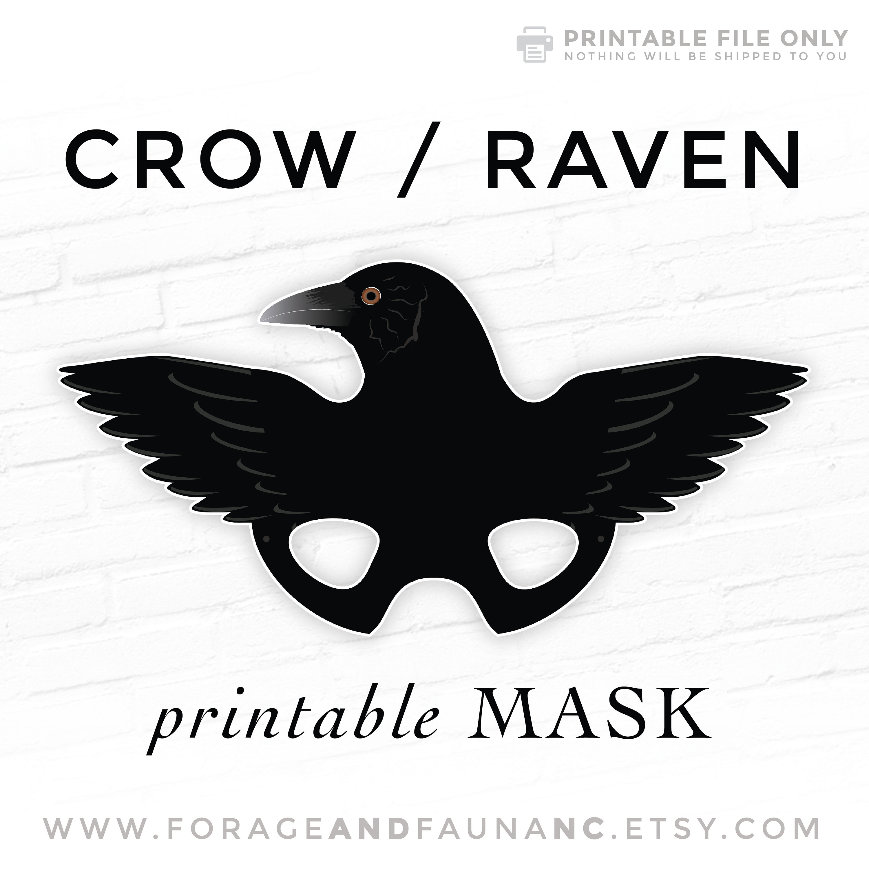 Buy Crow Mask Costume Cowbird Raven Grackle Online India -