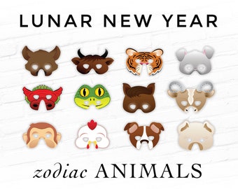 let down curriculum crew Chinese New Year 2022 is Year of the Tiger Masks Lunar Zodiac - Etsy France