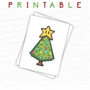 Printable Holiday Cards, Geeky Christmas Cards, Nerd Christmas Greeting ...