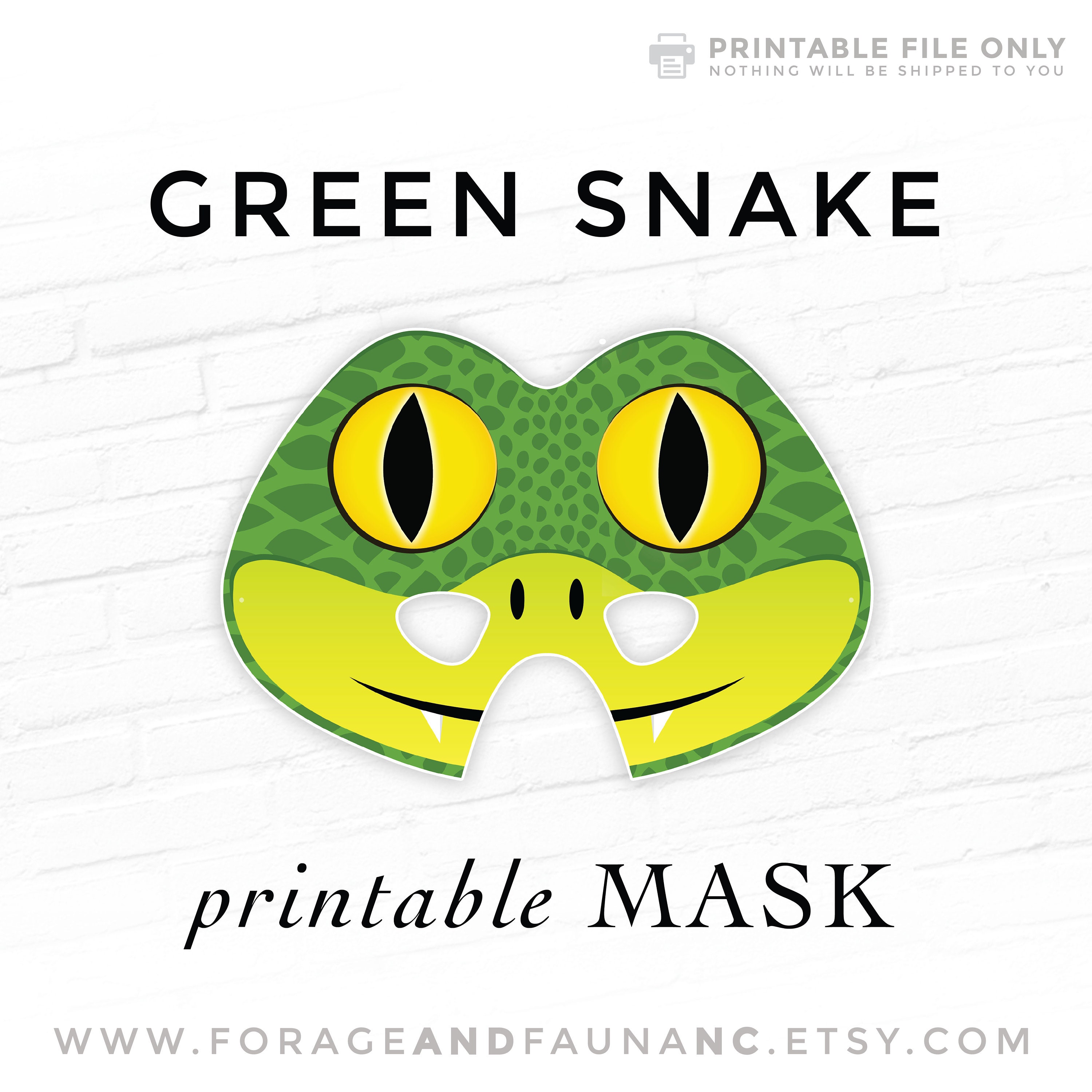 Snake Mask Template Free Printable Papercraft Templat - vrogue.co