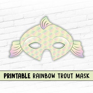 Fishing Rainbow Trout Neck Gaiter, Plaid Pattern Face Mask Men