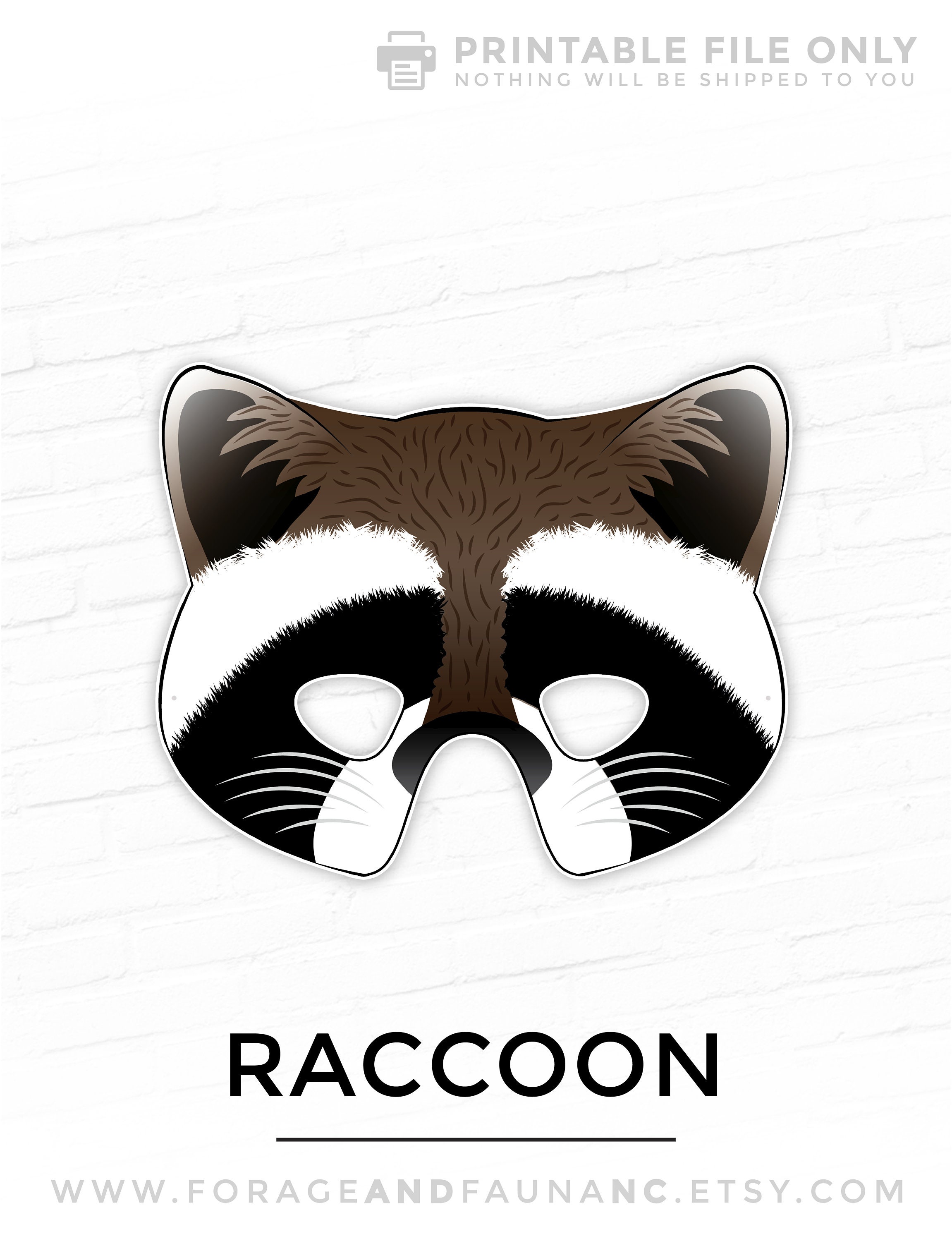 Rocket Racoon Smiling Mask Rocket Raccoon Mask