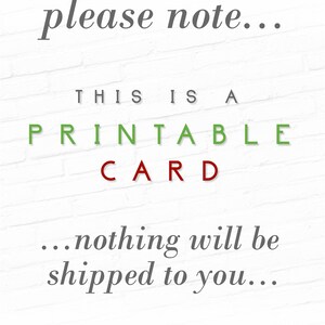Printable Holiday Cards, Geeky Christmas Cards, Nerd Christmas Greeting ...