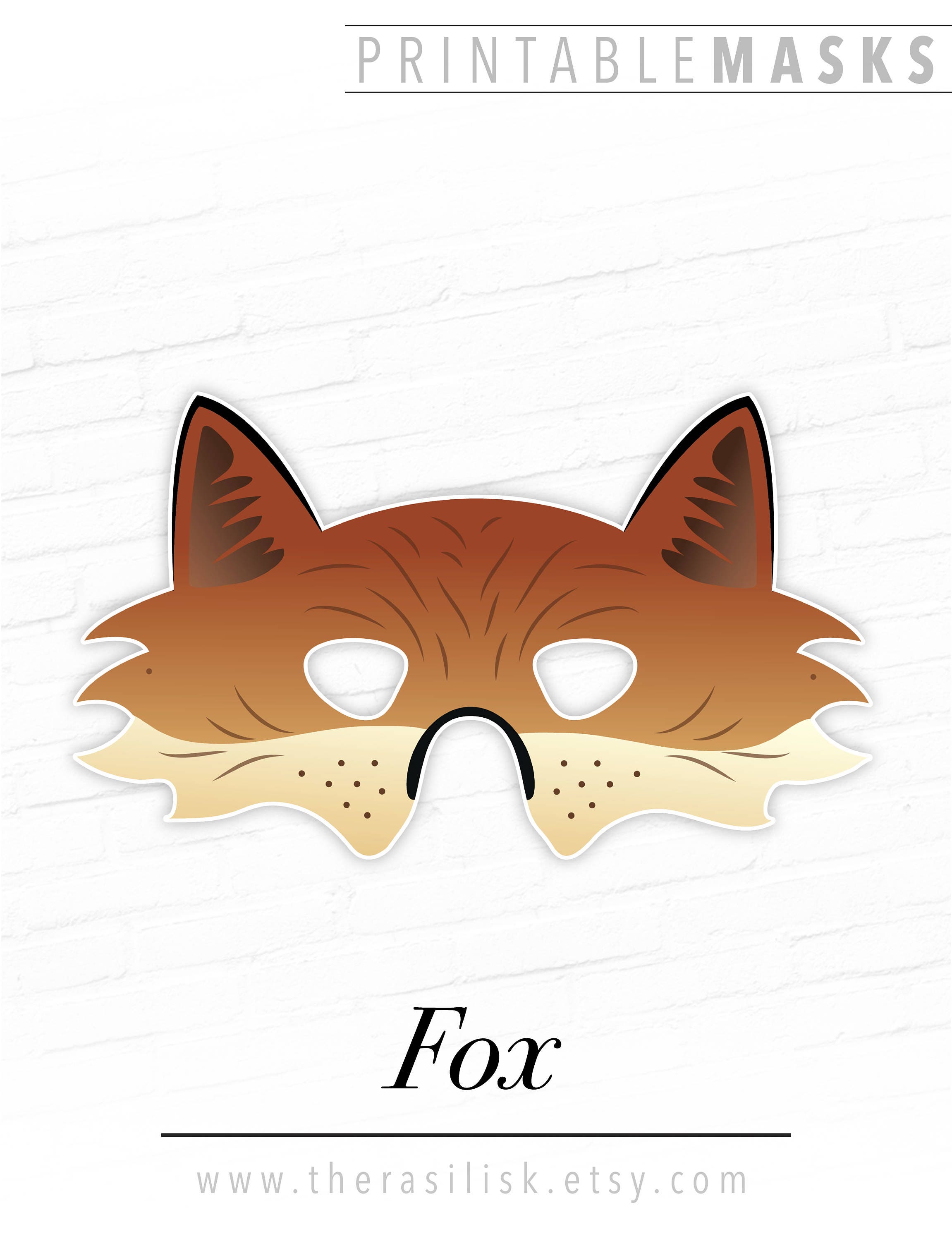 This is a photo of Remarkable Printable Fox Mask It's just an image of Remarkable Printable Fox Mask