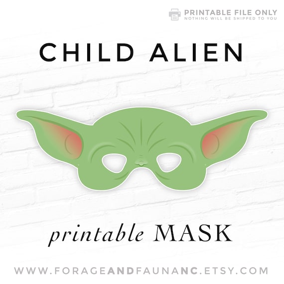 The Child Alien Cute Baby Alien Extra Terrestrial Printable | Etsy