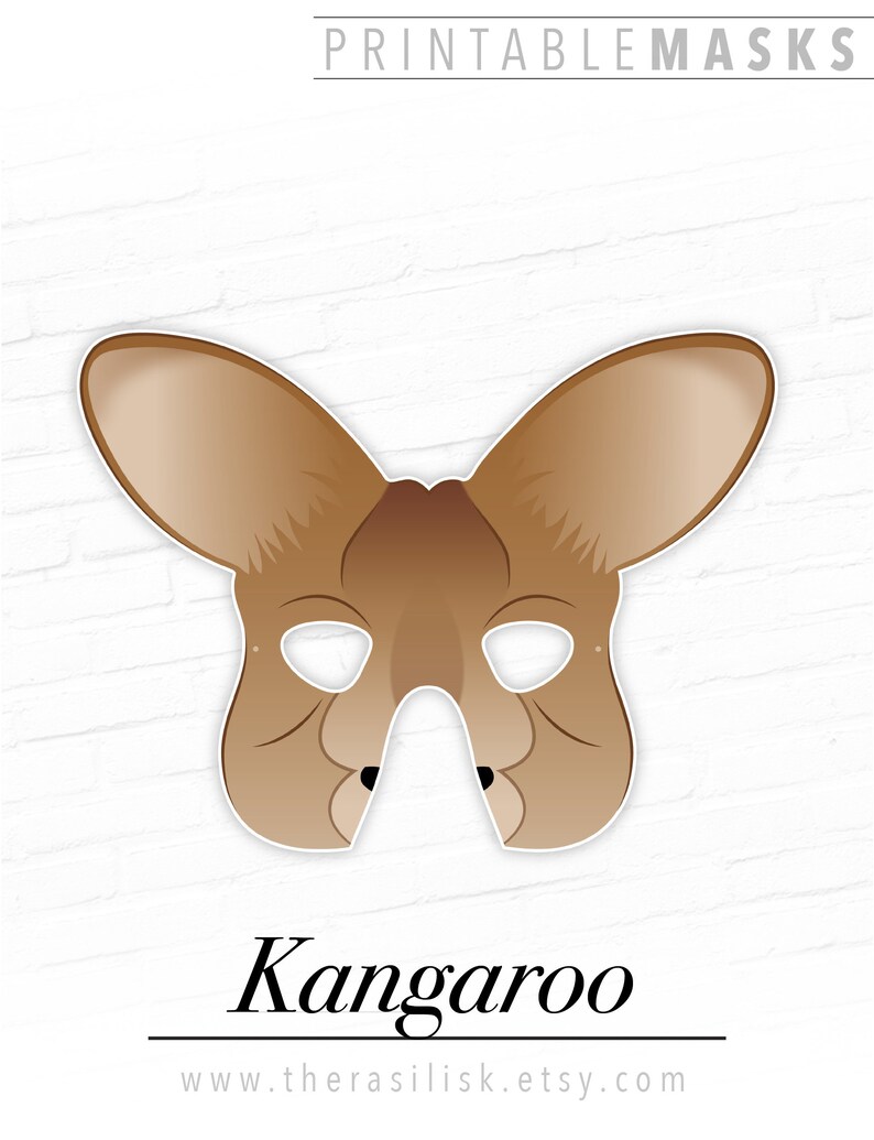 Printable Kangaroo Mask Young children Animal Dress Cosplay Australian Marsupial Playtime Halloween Occasion Bogus Enjoy Lovable Pets Image Booth photograph about Kangaroo Printable titled Printable Kangaroo Mask Young children Animal Dress Cosplay Australian Marsupial Playtime Halloween Social gathering Fake Perform Adorable Pets Photograph Booth
