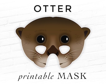 Otter Mask | Etsy