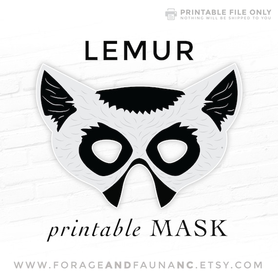 Lemur Mask Lemur Mask