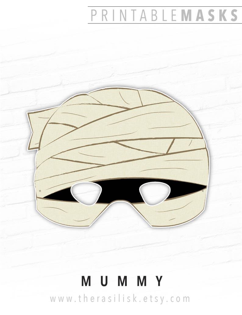 Halloween Mask, Printable Mask, Mummy Mask, Monster, Paper Mask, Egypt, Video Mask, Overwhelming, Prompt Down load, Image Booth Props, For Children image about Mummy Printable identified as Halloween Mask, Printable Mask, Mummy Mask, Monster, Paper Mask, Egypt, Video Mask, Daunting, Prompt Down load, Picture Booth Props, For Children